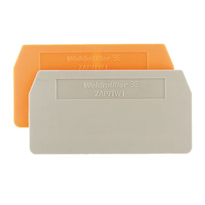 1608760000 by WeidmÃ¼ller - CONNECTOR TERM BLK END PLATE RAIL ORG