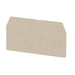 1608830000 by Weidmuller - CONNECTOR TERM BLK END PLATE RAIL BG