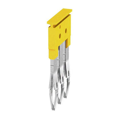 1608870000 by Weidmuller - JUMPER TERM BLK 3POS FLAT PIN