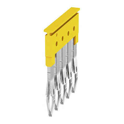 1608890000 by Weidmuller - JUMPER TERM BLK 5POS FLAT PIN