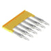 1608900000 by Weidmuller - JUMPER TERM BLK 6POS FLAT PIN