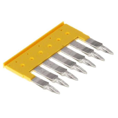 1609000000 by Weidmuller - JUMPER TERM BLK 7POS FLAT PIN