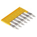 1609000000 by Weidmuller - JUMPER TERM BLK 7POS FLAT PIN