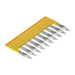 1609030000 by Weidmuller - JUMPER TERM BLK 10POS FLAT PIN