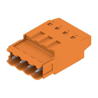 1611730000 by Weidmuller - TERM BLOCK PLUG 4POS STR 5.08MM