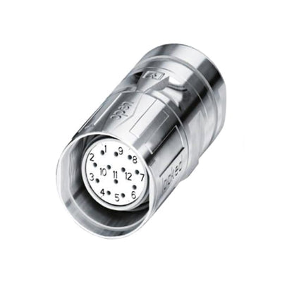 1619522 by Phoenix Contact - CONNECTOR PLUG FMALE 12P SOLDER CUP