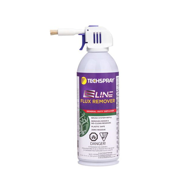 1621-10SB by Techspray - ECOLINE FLUX REMOVER W/BRUSH ATT