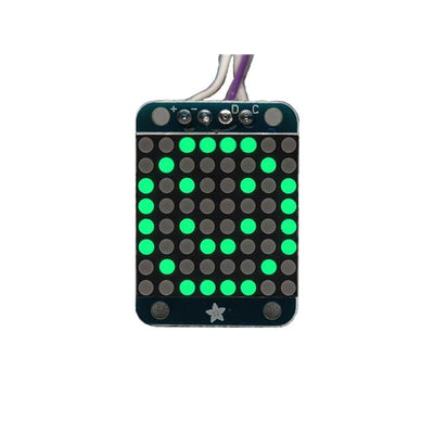 1633 by Adafruit Industries LLC - ADDRESS LED MATRIX I2C GREEN