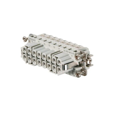 1650770000 by Weidmuller - INSERT MALE 16POS+1GND SCREW