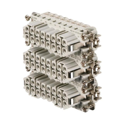 1651020000 by Weidmuller - INSERT FEMALE 16POS+1GND SCREW
