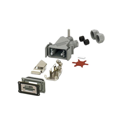 1652208 by Phoenix Contact - CONNECTOR BACKSHELL 25POS 45DEG SHLD
