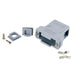 165X11899XE by Conec - CONNECTOR BACKSHELL 37P 90/180DEG GRY