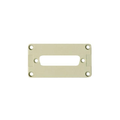 1666220000 by Weidmuller - PLATE MTG DSUB SZ4 PLAST 1X25POS