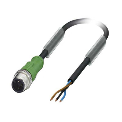 1668014 by Phoenix Contact - CABLE 3POS MALE TO WIRE 4.92
