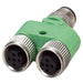 1683413 by Phoenix Contact - CONNECTOR Y-ADPT 4P-4/4P M-F/F INLINE