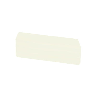 1683880000 by Weidmuller - CONNECTOR TERM BLK END PLATE RAIL WHT