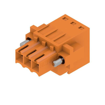 1690890000 by Weidmuller - TERM BLOCK PLUG 3POS STR 3.5MM