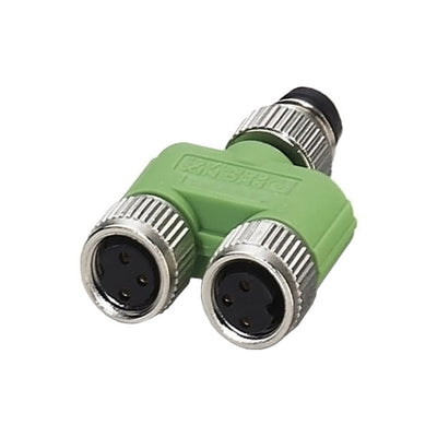 1696183 by Phoenix Contact - CONNECTOR Y-ADPT 4P-3/3P M-F/F INLINE