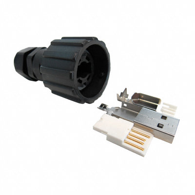 17-200121 by Conec - CONNECTOR PLUG USB2.0 TYPEA 4POS SLD