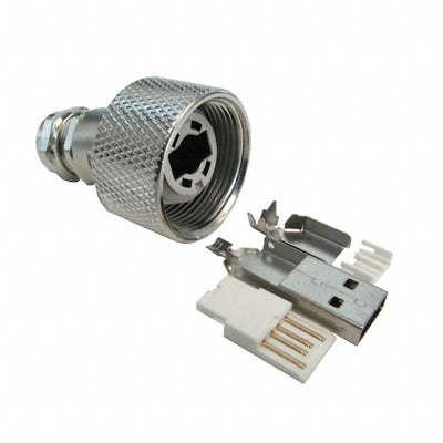 17-200331 by Conec - CONNECTOR PLUG USB2.0 TYPEA 4POS SLD