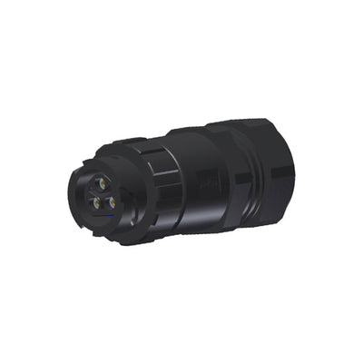 17-400453 by Conec - CONNECTOR RECPT FMALE 3POS GOLD CRIMP