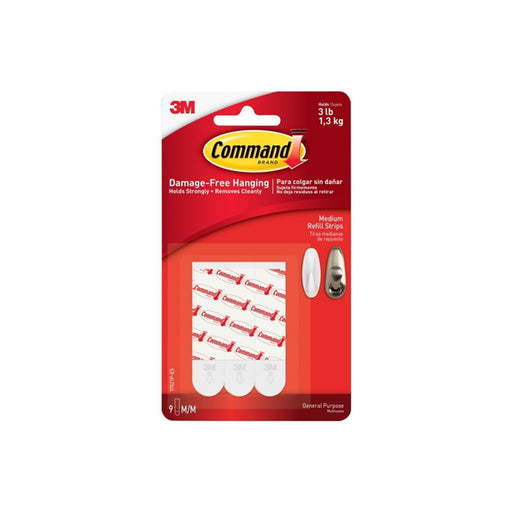 17021P-ES by 3M - COMMAND MEDIUM REFILL STRIPS