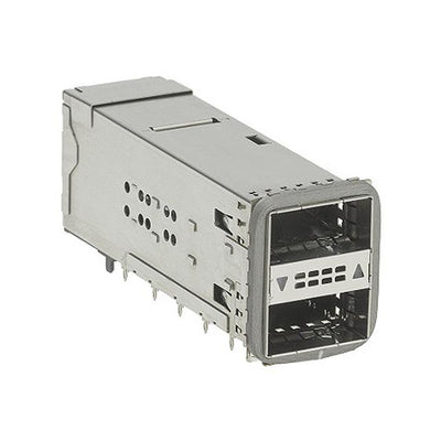 171565-3002 by Molex - ZQSFP+ STKD 2X3 CONN W/ELASTOMER