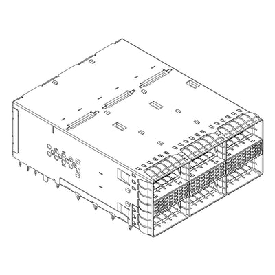 1717223002 by Molex - CONNECTOR ZQSFP+ RCP CAGE 2X3 228P RA