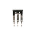 1718090000 by Weidmuller - JUMPER TERM BLK 3POS FLAT PIN