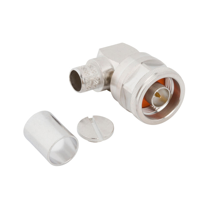 172176-10 by Amphenol RF - N RIGHT ANGLE CRIMP PLUG FOR LMR