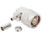 172215 by Amphenol RF - CONNECTOR N PLUG R/A 50 OHM SOLDER