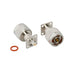 172260-10 by Amphenol RF - N STRAIGHT JACK ROUND POST, 4 HO