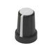 1227-L by Davies Molding, LLC - KNOB SERR W/SKIRT 0.236"" PLASTIC