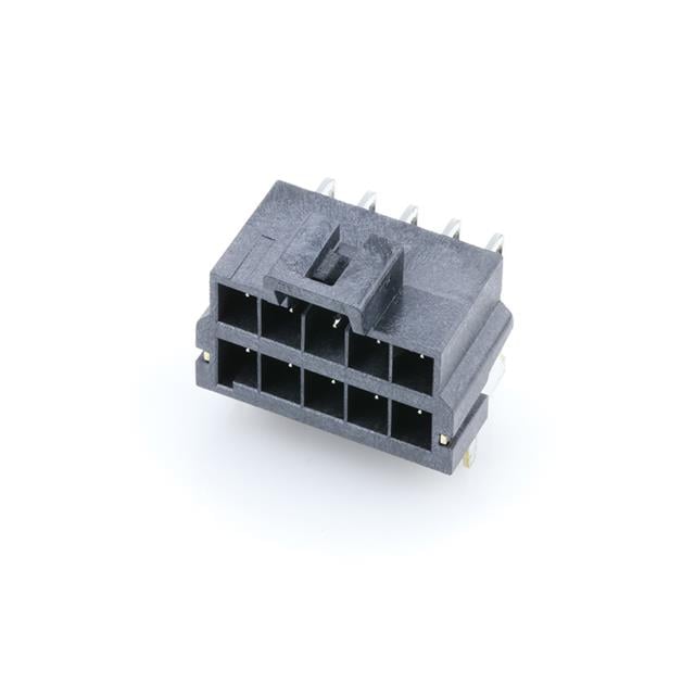 1723163110 by Molex - ULTRAFIT HDR RT 2R BLK 10 CKT TI