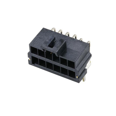 1723163212 by Molex - ULTRAFIT HDR RT 2R BLK 12 POS