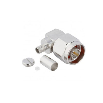 172380 by Amphenol RF - CONNECTOR N PLUG R/A 50 OHM SOLDER
