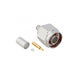 172395 by Amphenol RF - CONNECTOR N PLUG STR 50OHM CRIMP