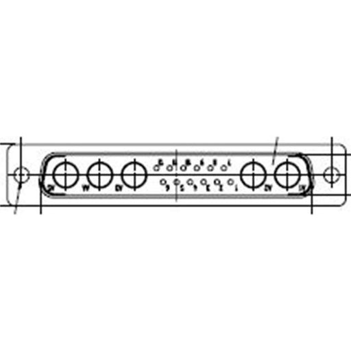 172704-0019 by Molex - FCT ML DSUB SDR PLG 17W5