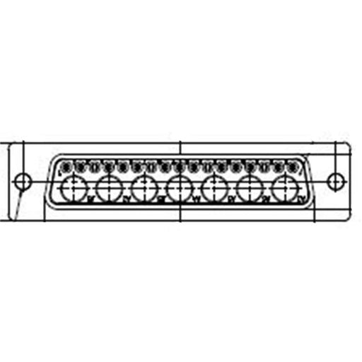 172704-0025 by Molex - FCT ML DSUB SDR PLG 24W7