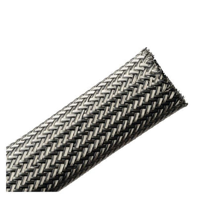 173-01800 by HellermannTyton - SLEEVING 0.709"" X 164' SLVR/BLK