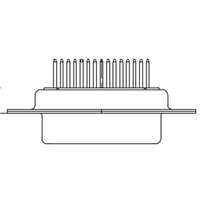 173109-0137 by Molex - FCT DSUB STR PC RCPT 15 PN