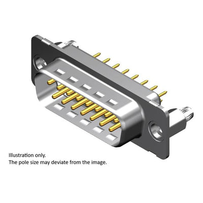 1731090797 by Molex - FCT DSUB STR PC PLG 25 PN W/SNAP
