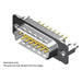 1731090797 by Molex - FCT DSUB STR PC PLG 25 PN W/SNAP