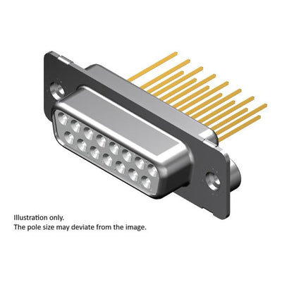 1731090987 by Molex - FCT DSUB WIRE WRAP RCPT 25 PN W/