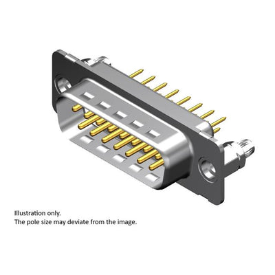 1731091047 by Molex - FCT DSUB STR PC PLG 09 PN W/SNAP