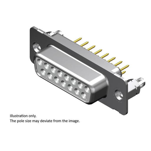 1731092100 by Molex - FCT DSUB STR PC RCPT 25 PN