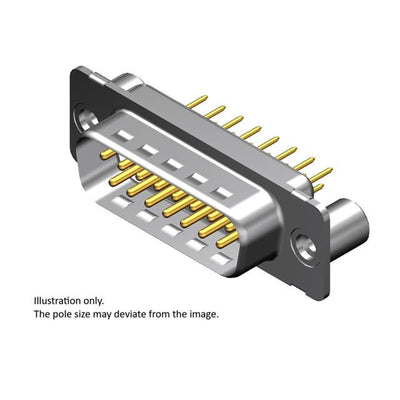 1731092449 by Molex - FCT DSUB STR PC PLG 25 PN W/CLIN