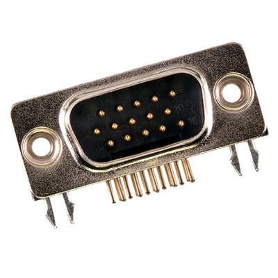 1731130182 by Molex - CONNECTOR D-SUB HD PLUG 15P R/A SLDR