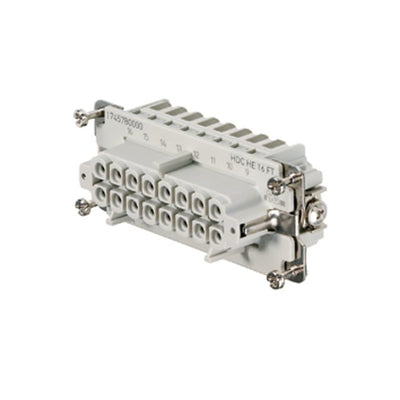1745780000 by Weidmuller - INSERT FEMALE 16POS+1GND CLAMP