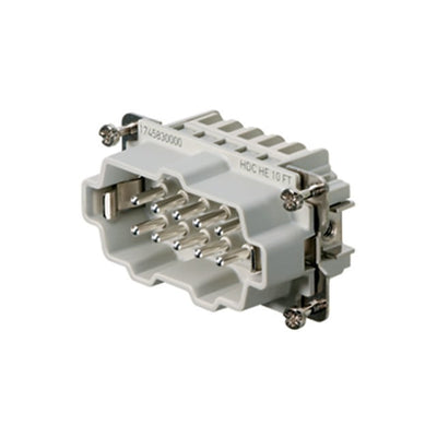 1745830000 by Weidmuller - INSERT MALE 10POS+1GND CLAMP